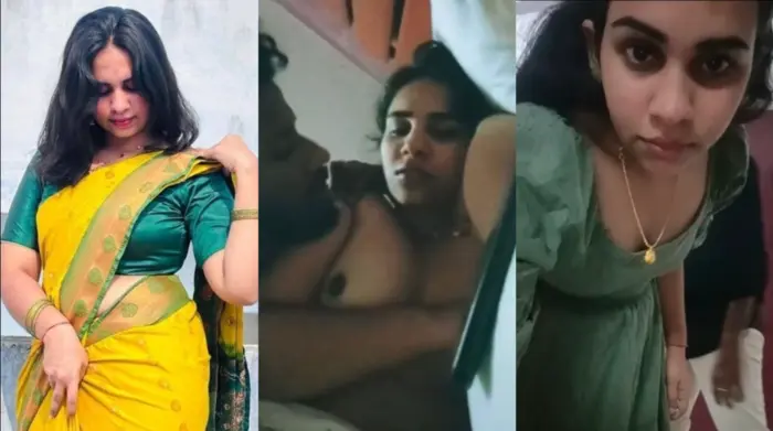 Cute Tamil Girl Romance Kissing Naked in Bed Video MMS